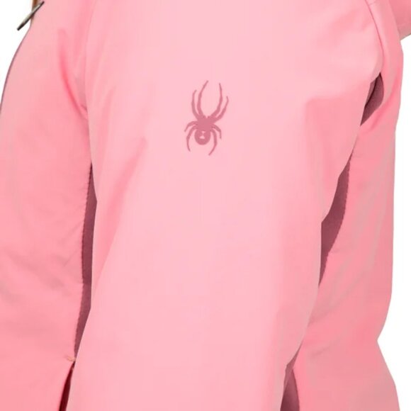 Spyder Kid's Attached Hooded Lightweight Jacket - Picture 3 of 4